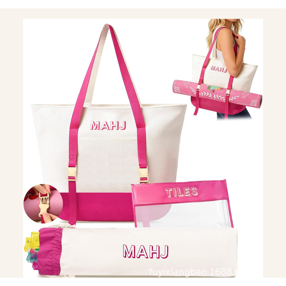 Mahla Mahjong Tote Storage Kit