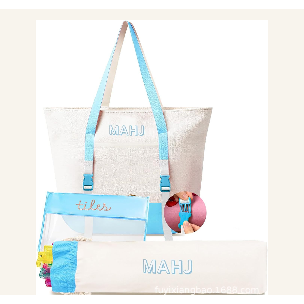 Mahla Mahjong Tote Storage Kit