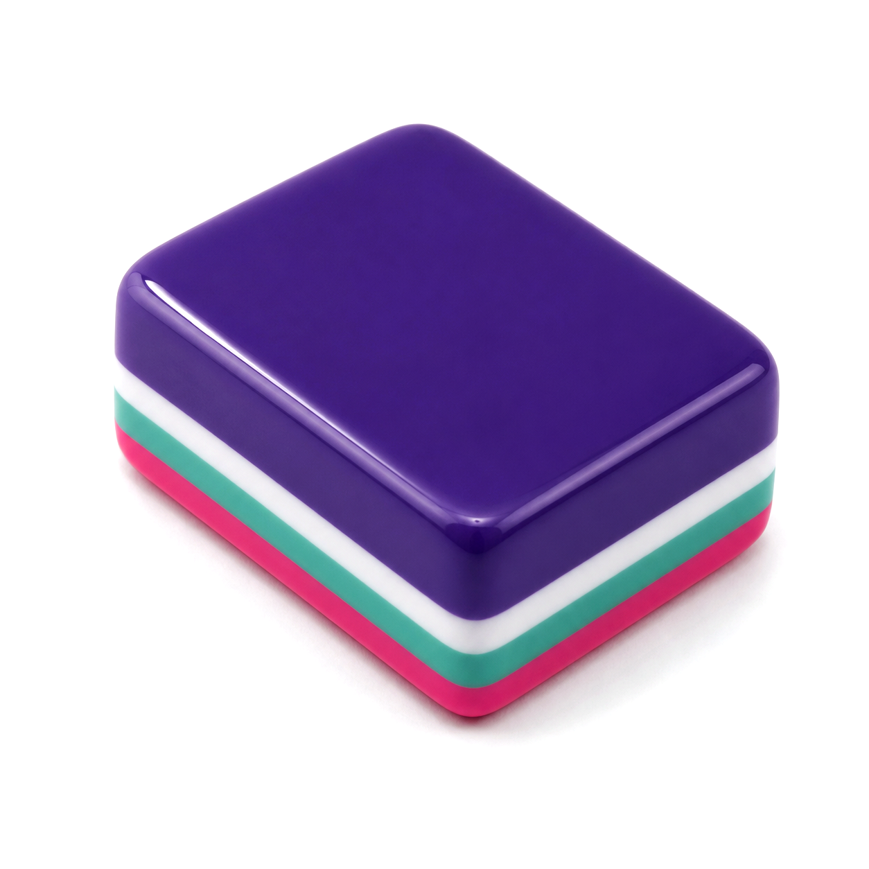 American mahjong set type 1 - 02 purple back side layers