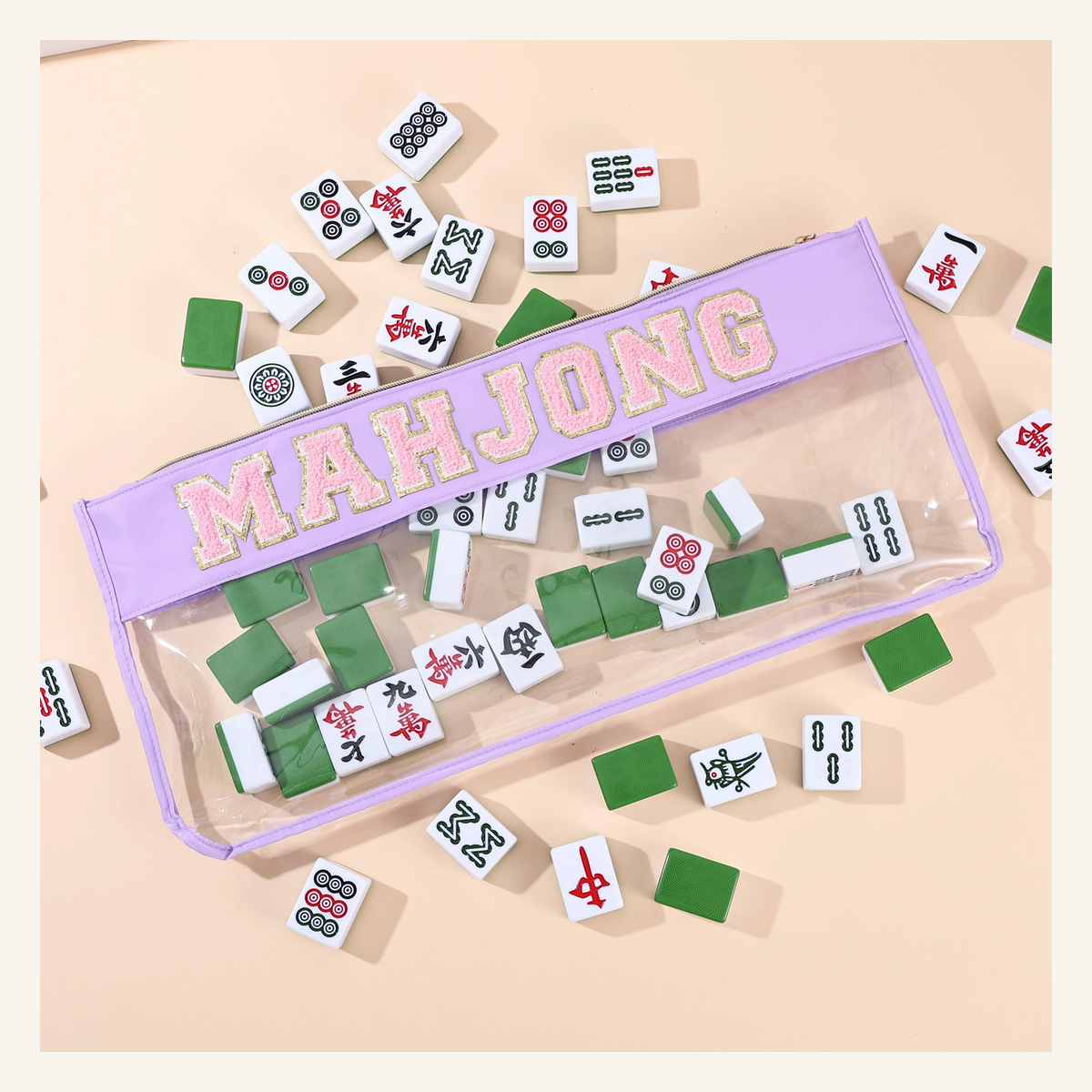 Mahla Clear Mahjong Storage Bag