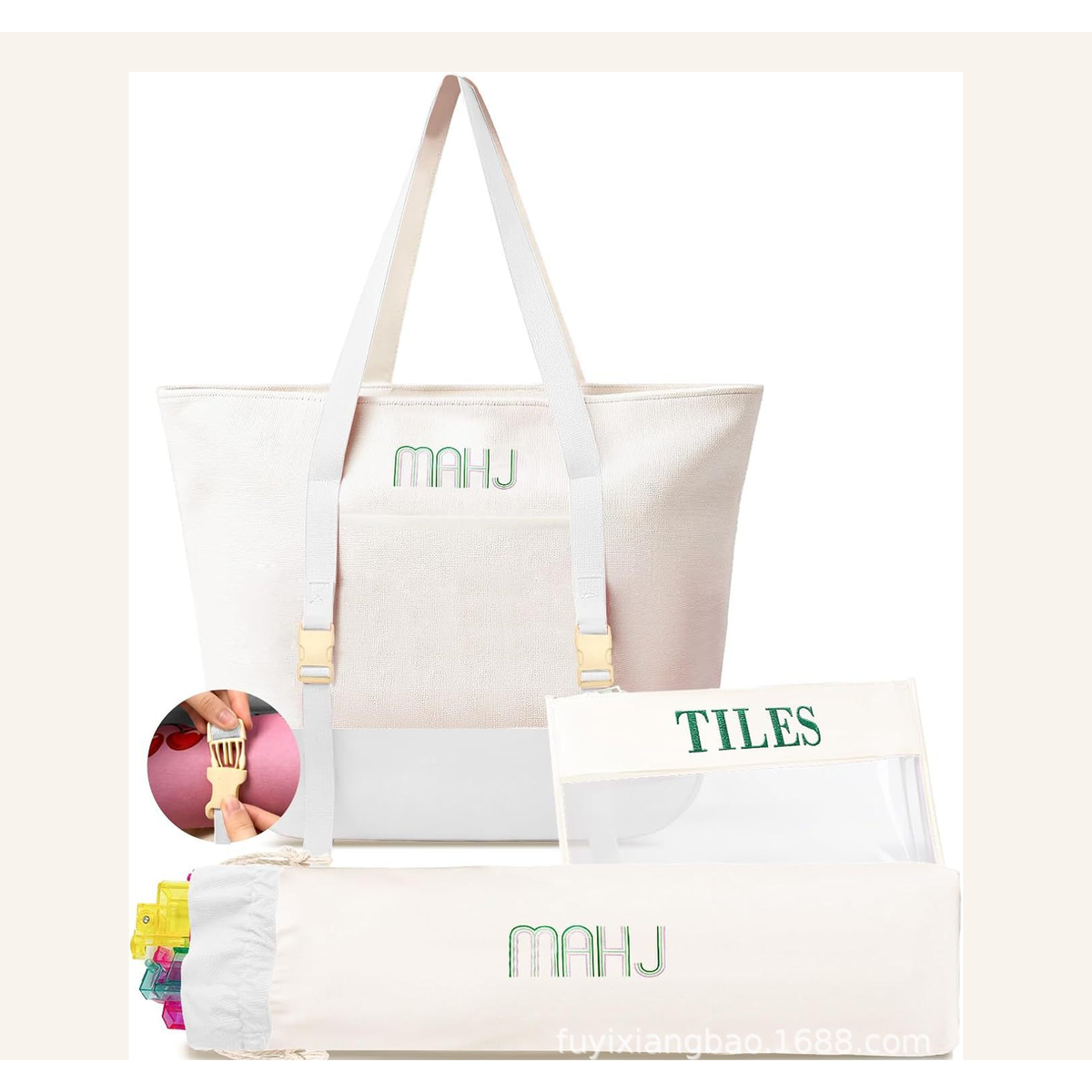 Mahla Mahjong Tote Storage Kit