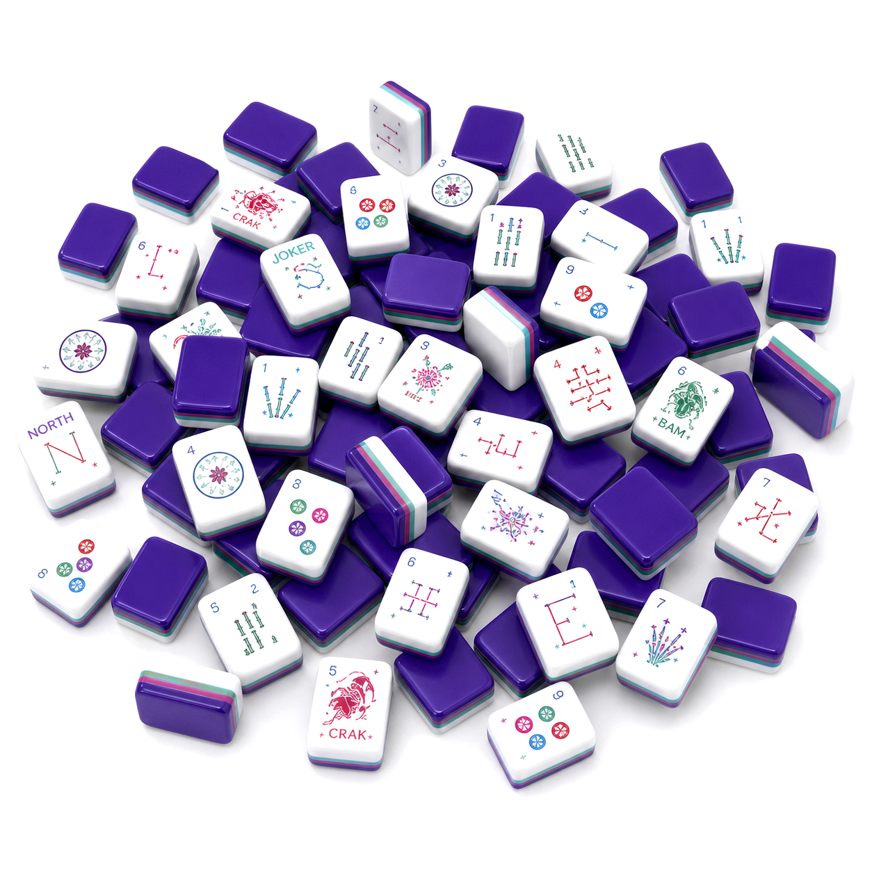 American mahjong set type 1 - 03 pile studio scene