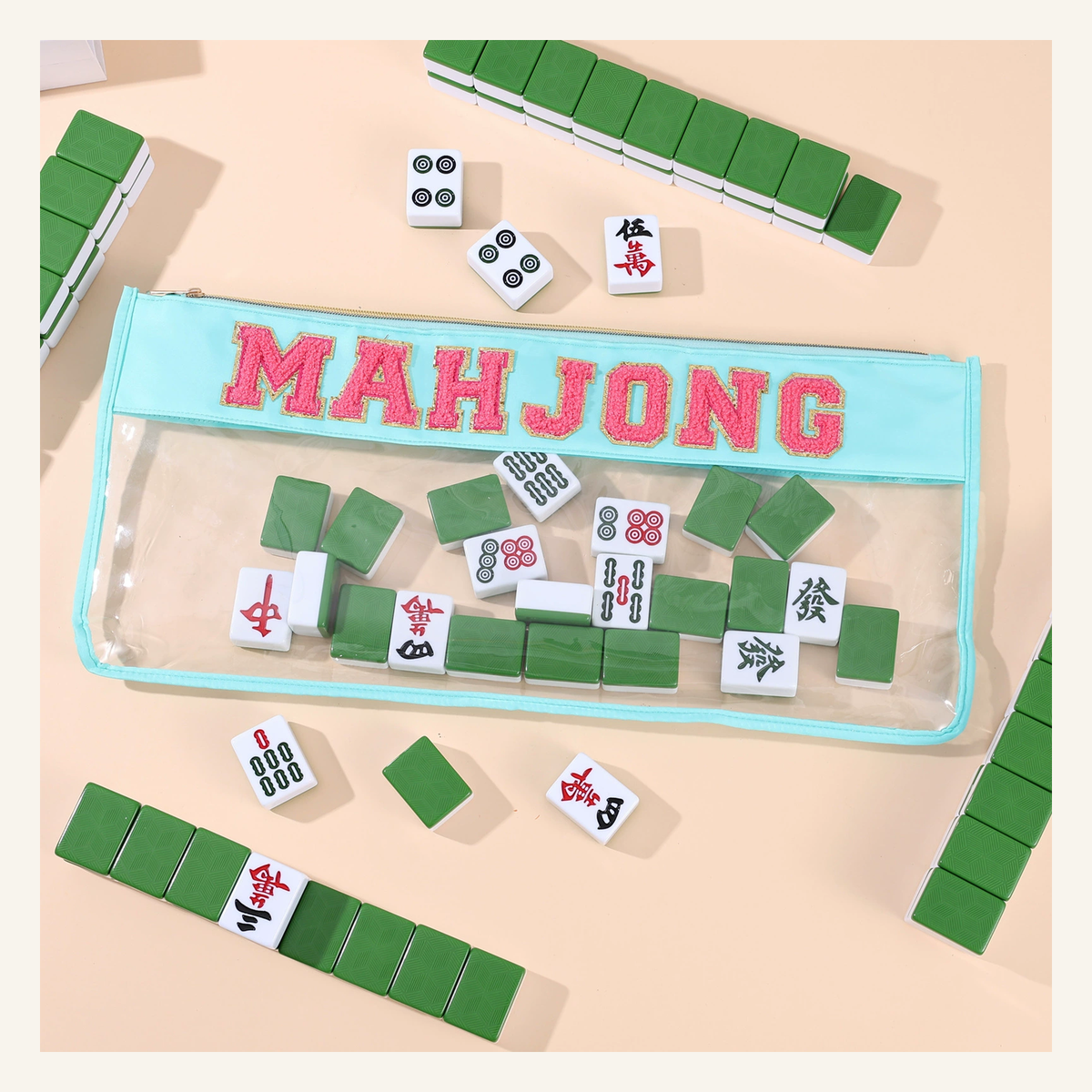 Mahla Clear Mahjong Storage Bag