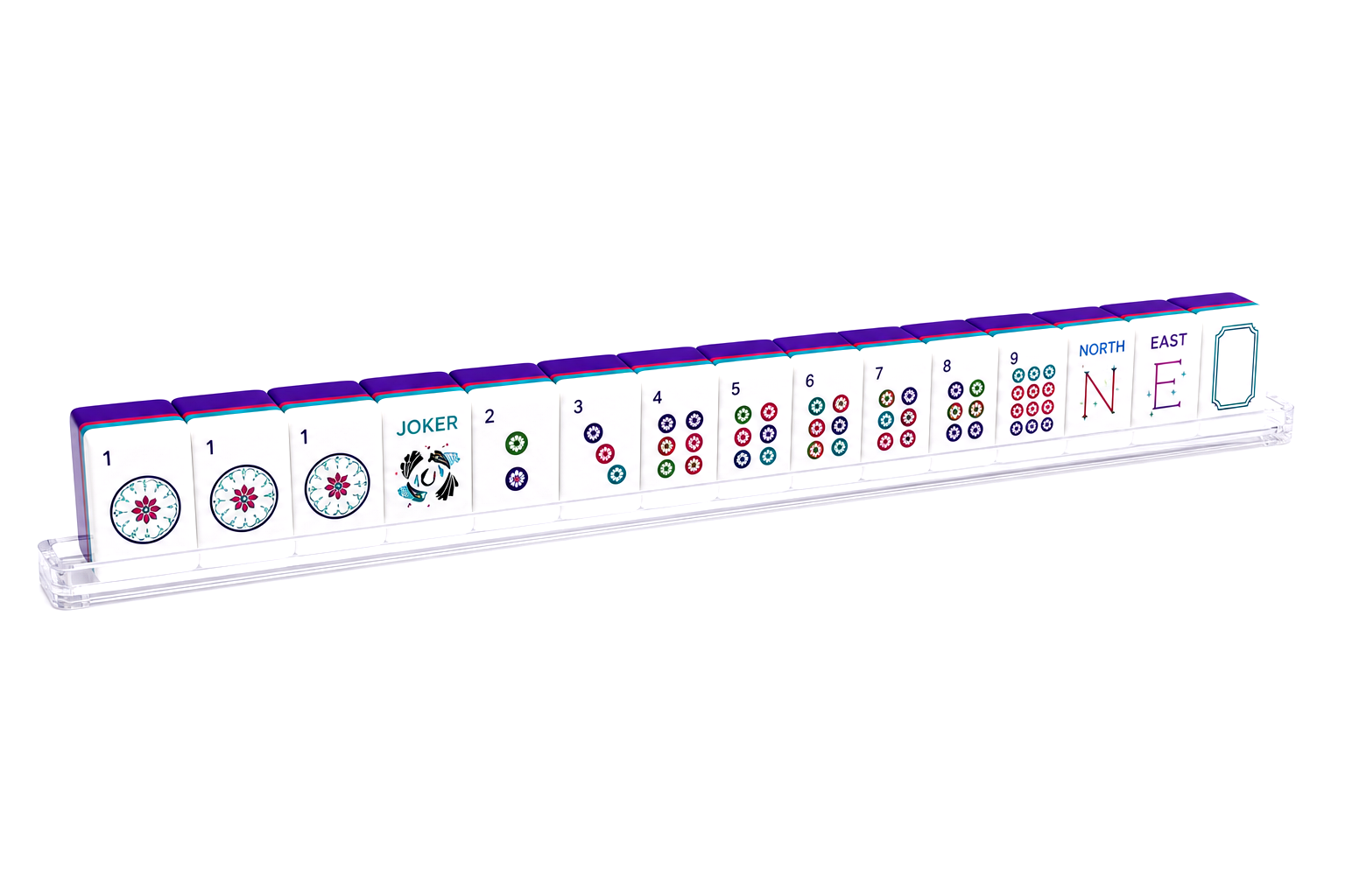 American mahjong set type 1 - 05 horizontal display row 13 tiles