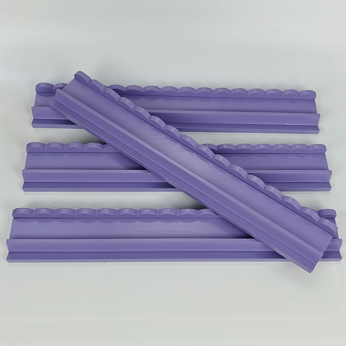 Mahla Wooden Mahjong Racks with Pushers - Set of 4 - Image 5