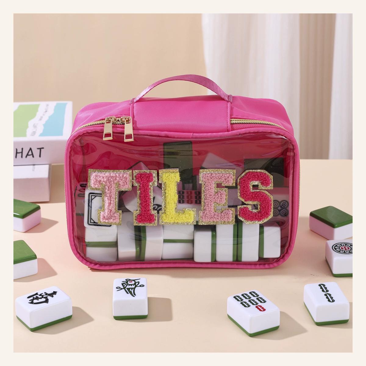 Mahla Clear Mahjong Storage Bag