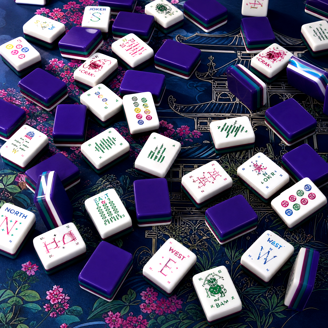 American mahjong set type 1 - 08 lifestyle scattered mat