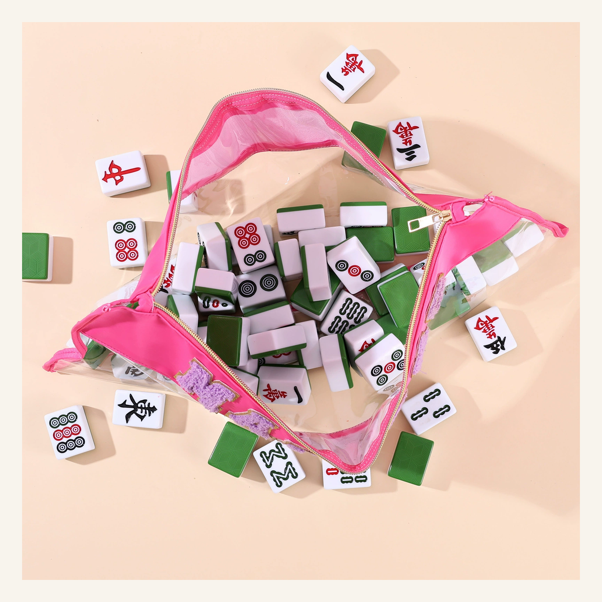Mahla Clear Mahjong Storage Bag