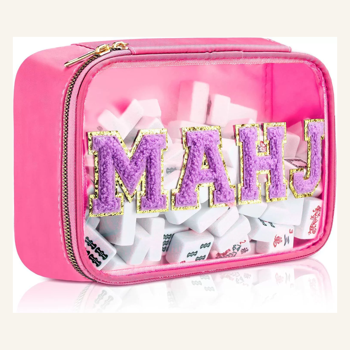 Mahla Clear Mahjong Storage Bag