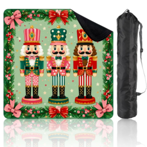 Mahla Nutcracker Christmas Mahjong Mat - 80x80cm, 80x80cm American mahjong mat