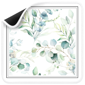 Mahla Eucalyptus Leaf Mahjong Mat - 80x80cm, 80x80cm American mahjong mat