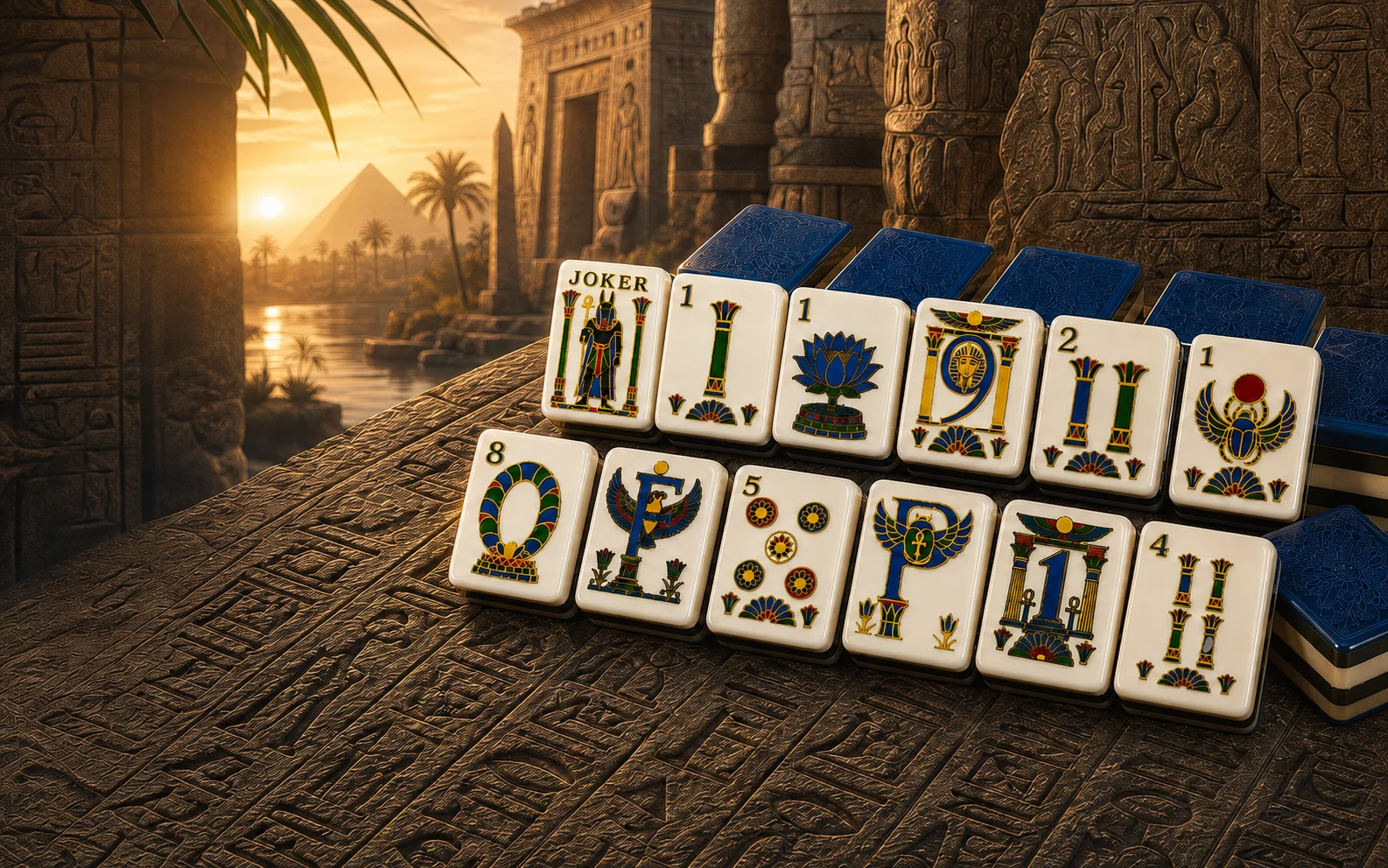 Nile Golden Dawn in an AI-styled theme scene