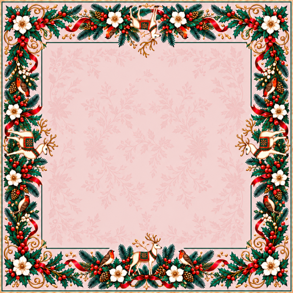 Nordic Midnight Mahjong mat — Open center