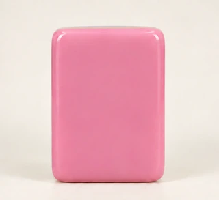 Pink acrylic Mahjong tile back