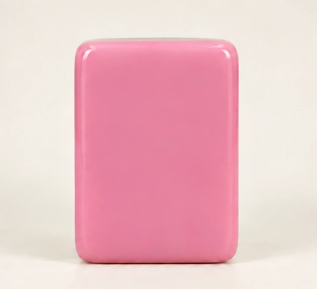 Pink Mahjong tile back